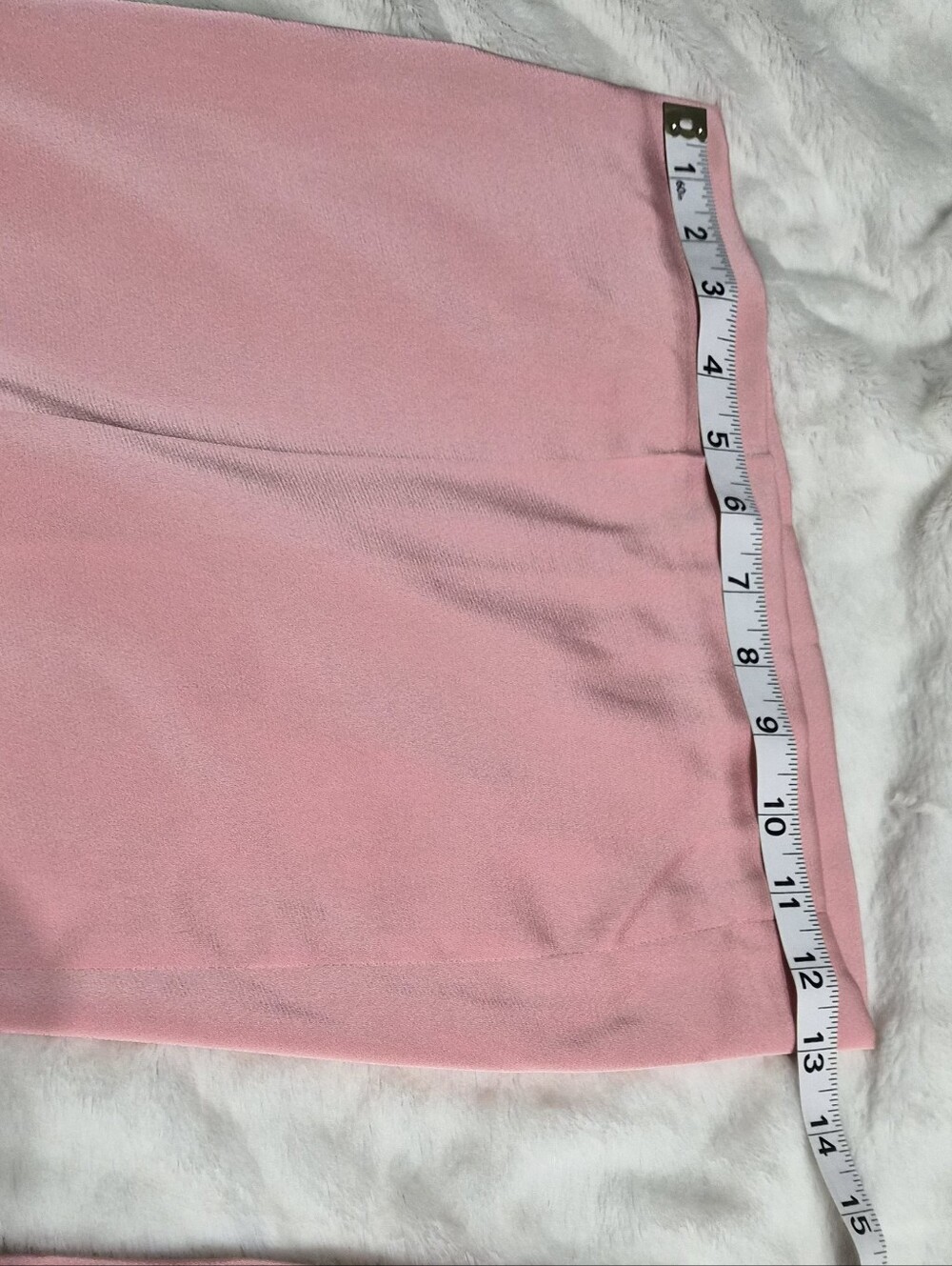 Donna Karan Satin Wide-Leg Pants in Blush Pink NWT Size 14 - Picture 9 of 9